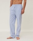 LEXINGTON Icons pyjamasbukse herre økologisk bomull blå/hvit stripet thumbnail