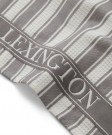 LEXINGTON Stripet Kjøkkenhåndkle grå/hvit thumbnail