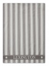 LEXINGTON Stripet Kjøkkenhåndkle grå/hvit thumbnail
