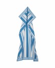 LEXINGTON Strandhåndkle i stripete frotté blå/ hvit thumbnail