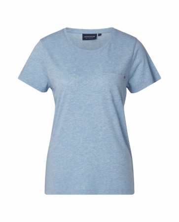 LEXINGTON Ashley Jersey T-skjorte Lys Blå Melange