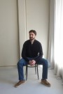 LEXINGTON Merino ullgenser med half-zip, mørk blå thumbnail