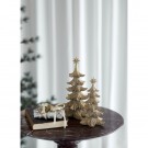 LENE BJERRE Serafina juletre, 17,7cm – Light Gold thumbnail