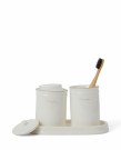 LEXINGTON Kosmetikkfat i porselen – White/Beige thumbnail