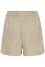 ICHI Linno Shorts – Varm beige thumbnail