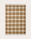 LEXINGTON Rutet pledd i resirkulert ull – Beige/Lys beige/Grønn thumbnail