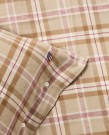LEXINGTON Rutete sengesett i flanell – Fudge/Beige/Fig 140x200cm thumbnail
