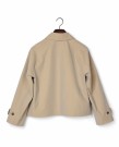LEXINGTON Kort Trenchcoat i Lys Beige thumbnail