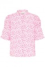 ICHI Qwin Bluse – Rosa blomster print thumbnail