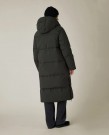 LEXINGTON Lang dunparkas - mørk grønn thumbnail