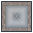 A&C Oslo Silkeskjerf – Grafisk sort/beige thumbnail