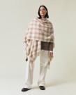 LEXINGTON Rutete ullponcho, beige thumbnail