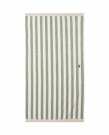 LEXINGTON Blokkstripet håndkle, vintage grønn/hvit/moonbeam, 70x130cm thumbnail