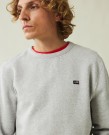 LEXINGTON Matteo collegegenser i økologisk bomull med rund hals thumbnail