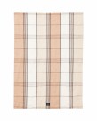 LEXINGTON Rutete kjøkkenhåndkle i linblanding beige- og hvit thumbnail