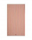 LEXINGTON Blokkstripet strandhåndkle, Peach melon 100x180cm thumbnail