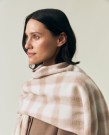 LEXINGTON Rutete ullponcho, beige thumbnail