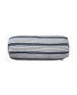 LEXINGTON Stripete rund tvillpute blå/ hvit 55x20 cm thumbnail