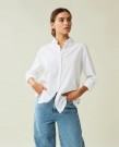 LEXINGTON Sanna Oxfordskjorte hvit thumbnail