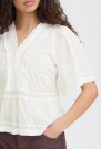 ICHI Voilana – bluse, offwhite thumbnail