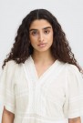 ICHI Voilana – bluse, offwhite thumbnail