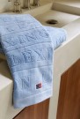 LEXINGTON Velour jacquard logo håndkle, blå himmel 50x70cm thumbnail