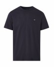 LEXINGTON Max t-shirt i blå økologisk bomull thumbnail