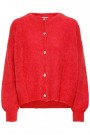 ICHI Marita Strikket Cardigan Rød thumbnail