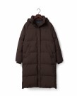 LEXINGTON Lang dunparkas – Mørkbrun thumbnail