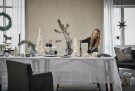 LENE BJERRE Velvitie julekule 8 cm, mørk grå thumbnail