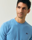 LEXINGTON T-shirt i blå økologisk bomull thumbnail