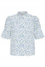 ICHI Qwin Bluse – Blå blomster print thumbnail