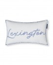 LEXINGTON Logo Pyntepute Hvit/Blå 30x50cm thumbnail