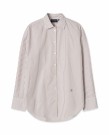 LEXINGTON Oversized stripete skjorte – Beige/hvit thumbnail