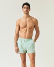 LEXINGTON Badeshorts grønn/hvit stripet thumbnail