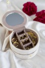 SECRETS BY B Dobbelt smykkeskrin beige thumbnail