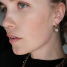 A&C Oslo Øreringer Vintage Rose Crystal Hoops thumbnail