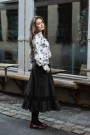 SECRETS BY B Eloria Bluse – Blomstrete bomullsbluse thumbnail