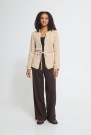ICHI Ardens CA2 – Strikket Cardigan, Beige melert thumbnail