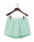LEXINGTON Badeshorts grønn/hvit stripet thumbnail
