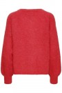 ICHI Marita Strikket Cardigan Rød thumbnail