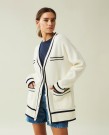 LEXINGTON Malin strikket cardigan offwhite thumbnail