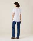 LEXINGTON Casual T-skjorte i bomull–modal, off-white thumbnail