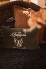 LEXINGTON Boston Club pyntepute i bomullsfløyel – Olive/Light Beige thumbnail