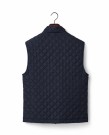 LEXINGTON Klasisk Vattert Vest – Mørkeblå thumbnail