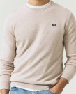 LEXINGTON Bomullsgenser, beige med rund hals thumbnail