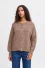 ICHI Marita Strikket Cardigan Brun thumbnail