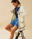 LEXINGTON Malin strikket cardigan offwhite thumbnail
