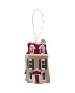 LEXINGTON Ornament - hus i økologisk bomullsfløyel thumbnail