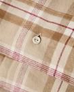 LEXINGTON Rutete sengesett i flanell – Fudge/Beige/Fig 200x220cm thumbnail